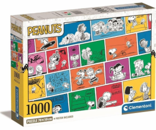 Clementoni Puzzle 1000 dílků Kompaktní Peanuts Peanuts
