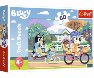 Trefl Puzzle 60 dílků Šťastný modrý