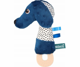Hencz Toys Jamiś pískací hračka s kousátkem, tmavě modrá
