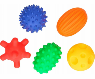 Hencz Toys Senzorické míčky 5 kusů pastelové barvy