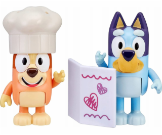 Tm Toys Sada 2 figurek Bluey Exkluzivní restaurace