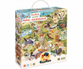 CzuCzu Puzzle Divoké puzzle - Národní parky 200 dílků