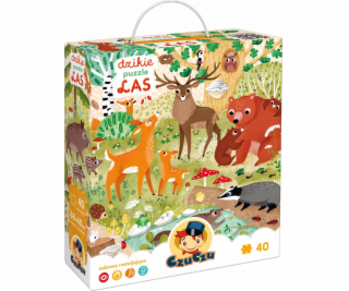 CzuCzu Puzzle Divoké puzzle - Les 40 dílků