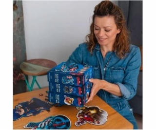 Trefl Puzzle 160 dílků Dřevěné konturové puzzle Statečný ...