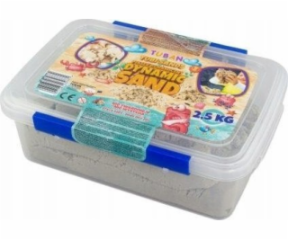 TUBAN Dynamický písek 2,5 kg v krabici, přírodní