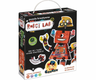 CzuCzu Kreativní puzzle 63 dílků - Robot Lab