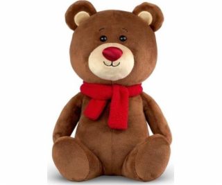 Tm Toys Maskot barevný nos plyšový medvídek hnědý