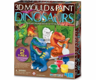 4m Kreativní sada Sádrový odlitek - Dinosauři