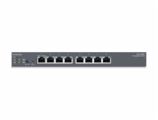 EnGenius ECS1008P síťový přepínač Řízený L2 Gigabit Ethernet (10/100/1000) Podpora napájení po Ethernetu (PoE) Černá