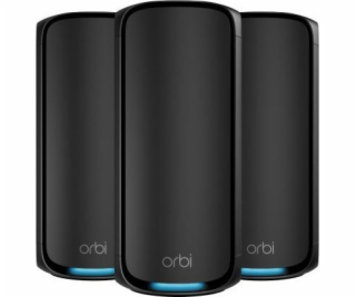 Netgear RBE973SB Router WiFi 7 Orbi 3 kusy, černý systém