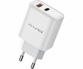 AWEI 22,5W GaN USB-C nabíječka do zásuvky, černá