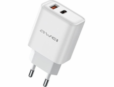 AWEI 22,5W GaN USB-C nabíječka do zásuvky, černá