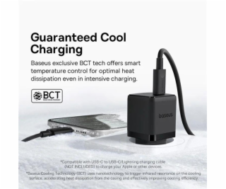 Nabíječka do sítě Baseus Palm 30W, 1xUSB-C černá