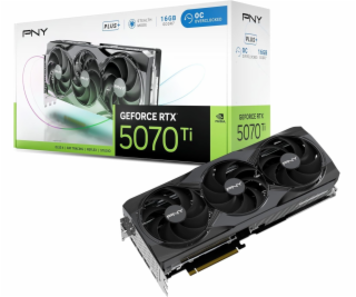 PNY Grafická karta GeForce RTX5070 Ti+ OC 16GB VCG5071T16...