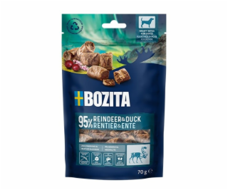 BOZITA Meaty bites Reindeer and duck - pamlsek pro psa - 70g