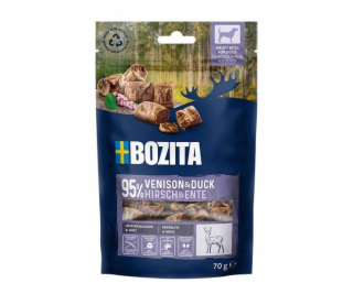 BOZITA Meaty bites Venison and duck - pamlsek pro psa - 70g