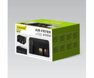 Maestro MR-760 Dvojitá fritéza 3,5 l + 6 l černá