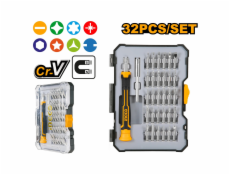 Ingco HKSDB0348 Šroubovák ráčna + bity sada 32ks CrV