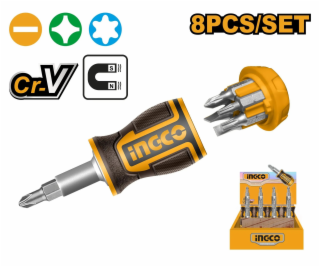 Ingco AKISDS0708 Šroubovák MINI 8v1 CrV