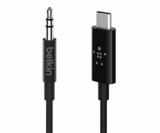 Adaptér USB-C na 3,5 mm audio 0,9 m čierny