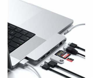 Satechi USB-C Hub Max Adapter - Silver Aluminium