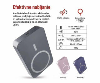 EMOS POWERBANK 10000 mAh 20W MagSAFE
