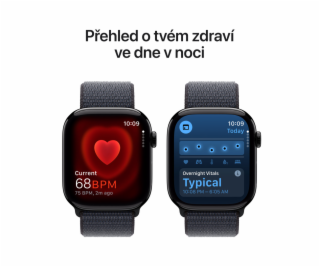 Apple Watch S10/42mm/Jet Black/Sport Band/Ink