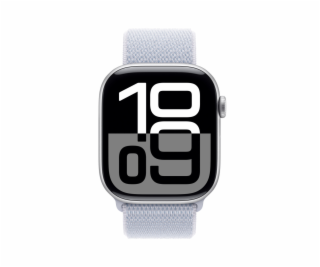 Apple Watch S10 Cell/46mm/Silver/Sport Band/Blue Cloud