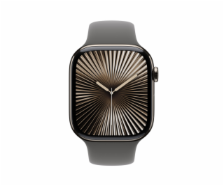 Apple Watch S10 Cell/42mm/Natural/Sport Band/Stone Grey/-M/L