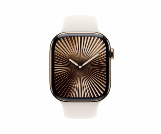 Apple Watch S10 Cell/46mm/Gold/Sport Band/Starlight/-M/L
