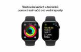 Apple Watch S10 Cell/46mm/Slate Grey/Sport Band/Black/-M/L