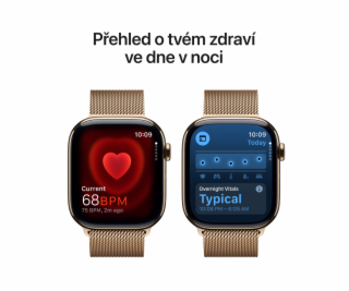 Apple Watch Series 10 GPS + Cellular 46mm Gold Titanium C...