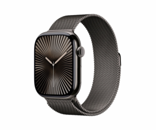 Apple Watch S10 Cell/46mm/Slate Grey/Elegant Band/Slate/-M/L