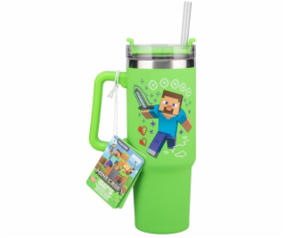 Paladone Minecraft hrnek s brčkem - Steve (900 ml)