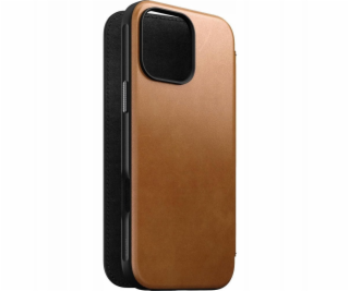 Nomad Kožené pouzdro Folio, anglická hnědá-C - iPhone 16 ...