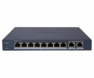 Hikvision DS-3E1510P-EI/M, 8 portový Gigabitový, Smart Po...