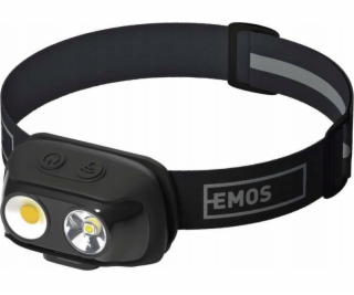 EMOS COB LED nabíjecí čelovka P3542, 500 lm, 130 m, Li-po...