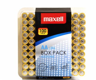 Maxell MAXELL ALKALICKÉ BATERIE LR06/AA KRABIČKA*100 7904...