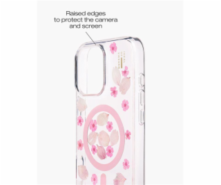 iDeal Fashion Clear Case MagSafe iPhone 16 Pro Cherry Blo...