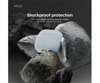 Elago Airpods 4 Silicone Hang Case - Light Blue