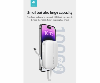 Devia powerbank Kintone Built-in Dual Cable 10000 mAh - W...