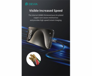 Devia kabel USB-C Extreme Speed Series 240W Cable 2m - Black