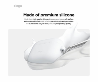 Elago Airpods 4 Silicone Hang Case - Nightglow Blue