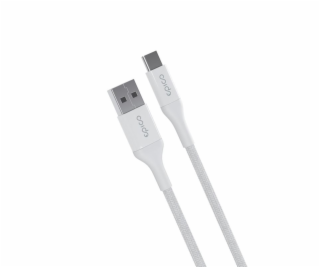 iStores by Epico Braided Cable 1.2m USB-C to USB-A - bílý