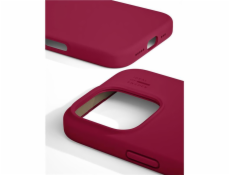 iDeal Silicone Case MagSafe iPhone 16 Pro Cranberry