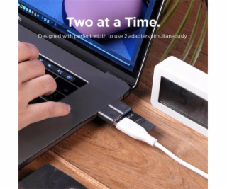 ELAGO Mini USB-C do USB 3.0 Aluminium adaptér s LED - Silver