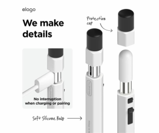 Elago kryt X Monami Case pro Apple Pencil USB-C - White