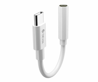 Devia Smart Series Adapter USB-C to 3.5mm - White