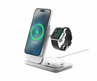 Nomad Stand One Max 3-in-1 Magsafe Charger - Silver