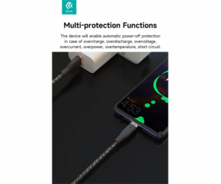 Deví kabel USB-A to USB-C Star Series Cable 1.2m - Black